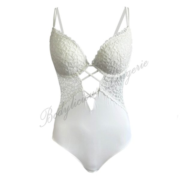 Embroidery Underwired Bodysuit