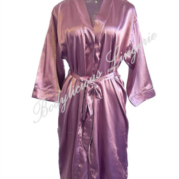 Classic Plain Satin Gown
