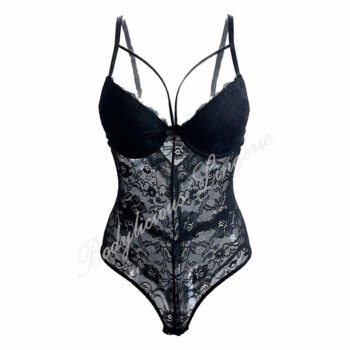 Underwired Harness Lace Bodysuit