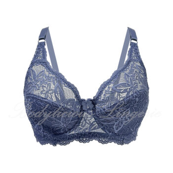 D Cup: Floral Lace Lightly Padded Bra