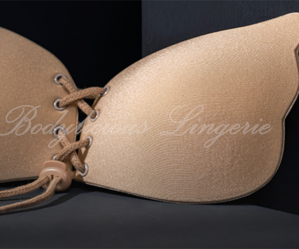 Lace Up Adhesive Bra