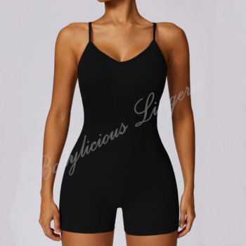 Seamless Strappy Yoga Jumpsuit
