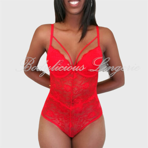 Underwired Harness Lace Bodysuit