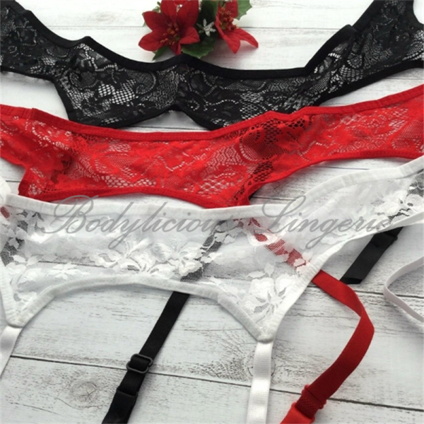 Floral Lace Suspender