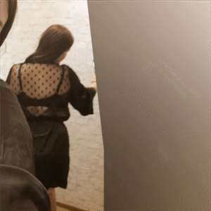 Satin Robe with Sheer Dot Back and Lace Cuffs photo review