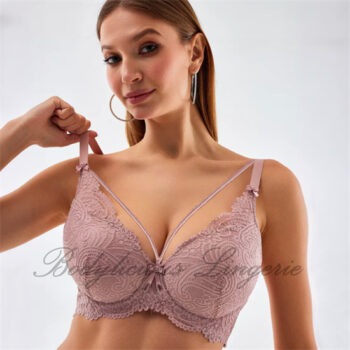 B/C Cup:Lace Strappy Bra