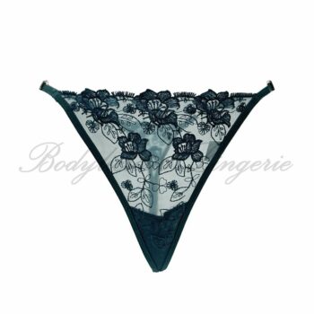 Adjustable Floral Lace Crotchless