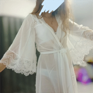Chiffon Gown With Lace photo review