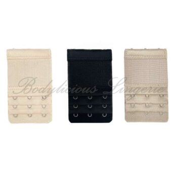 3 Hook Bra Extender With Elastici