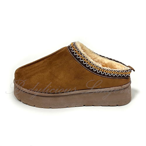 Plush-Lined Slippers