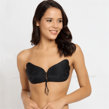Lace Up Stick-on Bra