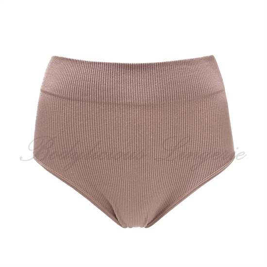 High Waisted Ribbed Briefs