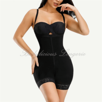 Crorchless Body Shaper With Lace-Tirm