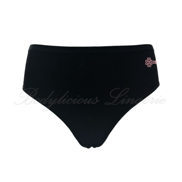 High-Waist Cotton Bikini Panties