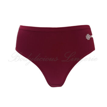 High-Waist Cotton Bikini Panties
