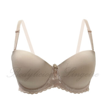 B/C Cup: Lace-Trimmed Smooth Bra