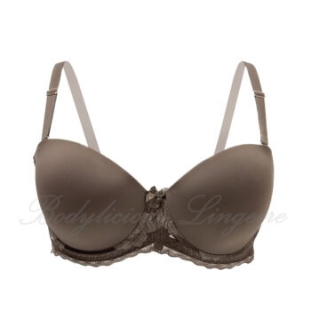 B/C Cup: Lace-Trimmed Smooth Bra
