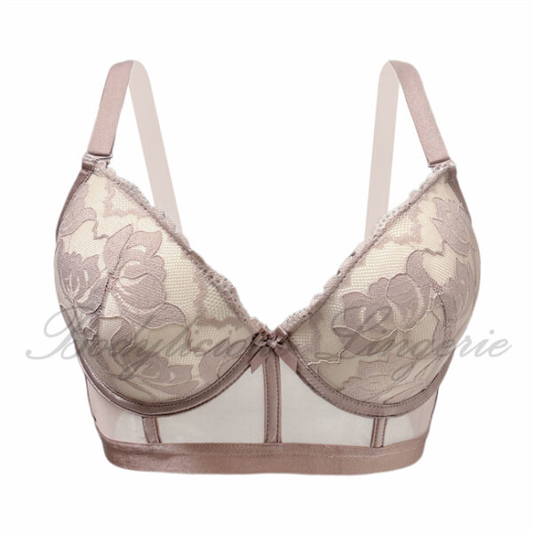 C/D cup: Floral Lace Loneline Bra