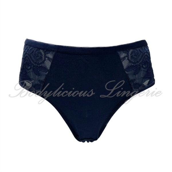Cotton Full Panty With Lace-tirm