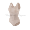 Tummy Control Shapewear Bodysuit -Beige by Bodylicious Lingerie
