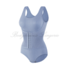 Tummy Control Shapewear Bodysuit -Blue by Bodylicious Lingerie