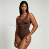 Tummy Control Shapewear Bodysuit -Brown Model by Bodylicious Lingerie
