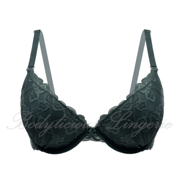 B/C cup: Floral Lace Push Up Bra