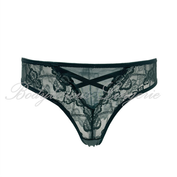 Elegant Lace Criss-Cross Bikini