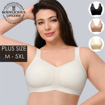 Plus Size Seamless Wireless Jelly Bra