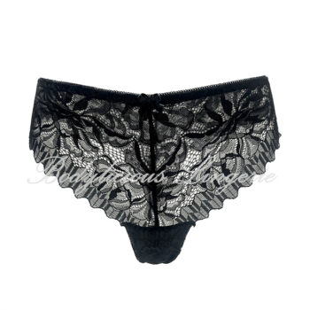 Floral Lace Mid-Rise Bikini Panty