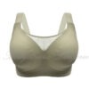 Plus Size Wireless Full Coverage Bra Olive Green Bodylicious Lingerie