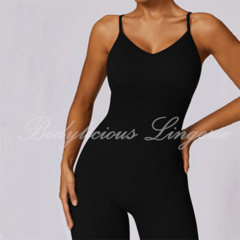 Seamless Spaghetti Strap Cami Jumpsuit