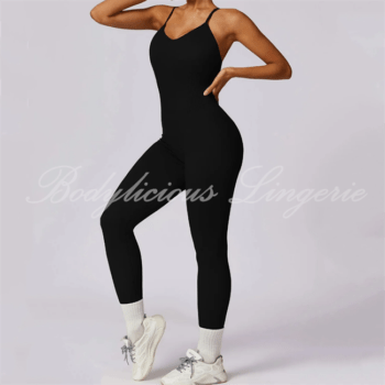 Seamless Spaghetti Strap Cami Jumpsuit